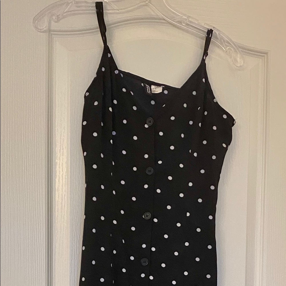 h&m polka dot dress